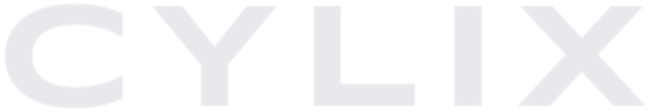Cylix logo in white